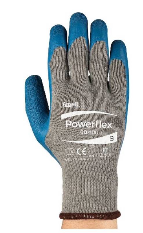 GUANTES POWERFLEX 80-100 CON PALMA DE LÁTEX