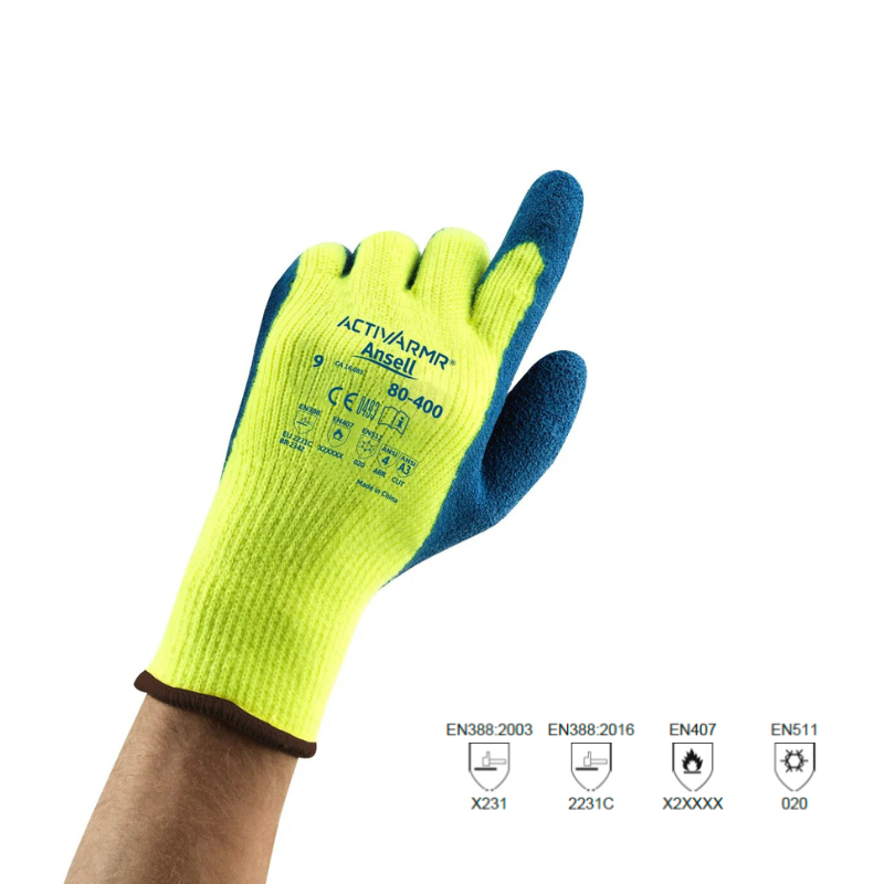 GUANTE POWERFLEX® - LÁTEX  NATURAL