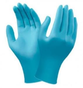 GUANTES DE EXAMINACIÓN DESECHABLES DE NITRILO (EMPQ. 100 UNIDADES)