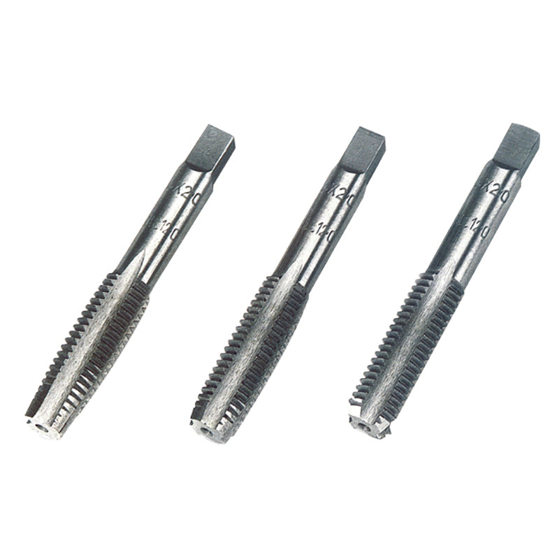 MACHO PARA ROSCAR EN JUEGO DE 3 PZS 5/16''-18 NC-60°