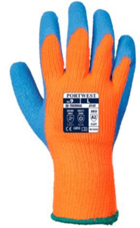 GUANTES COLD GRIP PALMA DE LÁTEX TALLA M