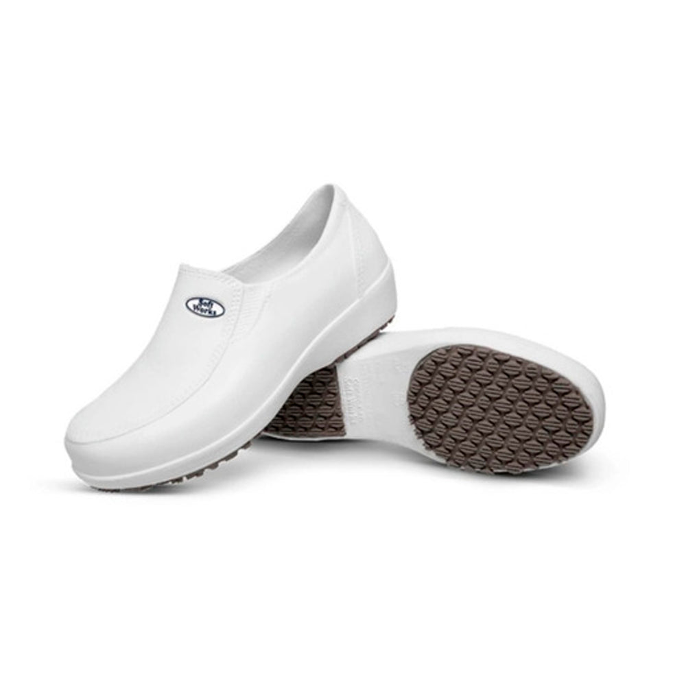 BB95 - CALZADO LADY WORKS. COLOR BLANCO
