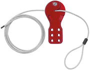 CABLE DE BLOQUEO UNIVERSAL CON CUERPO METÁLICO Y RECUBRIMIENTO DE TPU