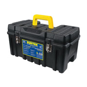 CAJA PORTAHERRAMIENTAS PLASTICA DE 21IN, COMPACTA CON BROCHES METALICOS