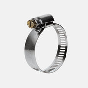 ABRAZADERA ESTANDAR -BANDA DE ACERO INOXIDABLE- TORNILLO ACERO AL CARBON