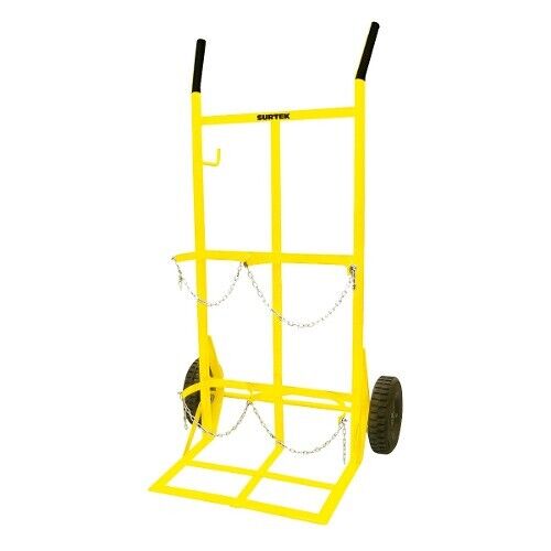 CARRETILLA PARA CILINDROS DE SOLDADURA, LLANTAS NEUMATICAS