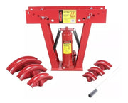 DOBLADORA DE TUBO HIDRAULICA VERTICAL 1/2" - 2" CAP 12T