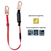 ESLINGA SENCILLA CON AMORTIGUADOR DE IMPACTO LONGITUD AJUSTABLE