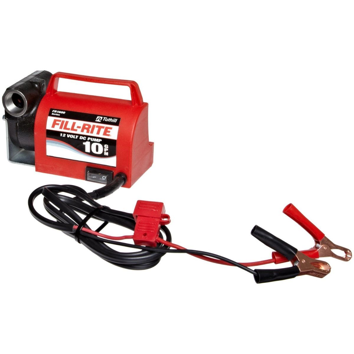 Bomba De Transferencia Eléctrica Portátil - Para Gasolina, Agua, Kerosene, 2.4 GPM, Funciona Con Pilas, Tubo De 7m