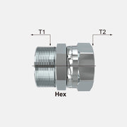 HEMBRA FLARED GIRATORIA - MACHO NPTF