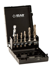 JUEGO DE BROCA-MACHO-AVELLANADOR M3 - M10 (7 PZS)