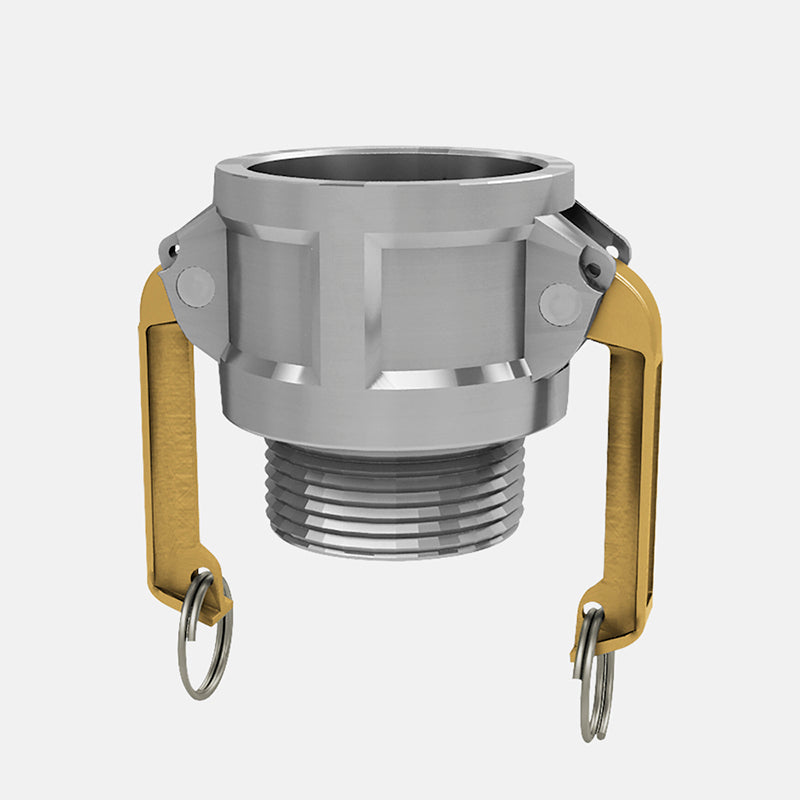 CONEXION RAPIDA ACOPLE HEMBRA X ROSCA MACHO TIPO B ALUMINIO