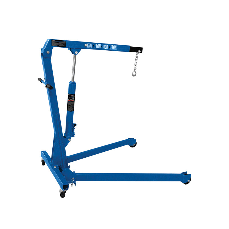 GRÚA HIDRÁULICA PARA MOTOR PLEGABLE CAPACIDAD 1T SILVERBACK
