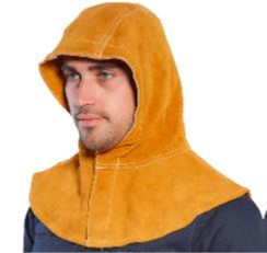 CAPUCHA DE CUERO CANELA
