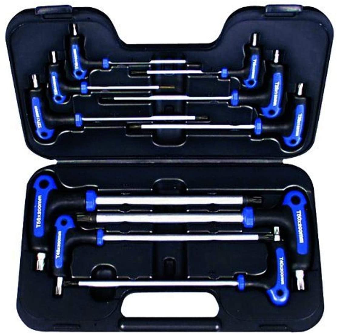 JUEGO DE LLAVES TORX EN "L" CON MANGO 10 PZS T10-T55