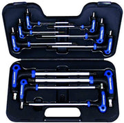 JUEGO DE LLAVES TORX EN "L" CON MANGO 10 PZS T10-T55