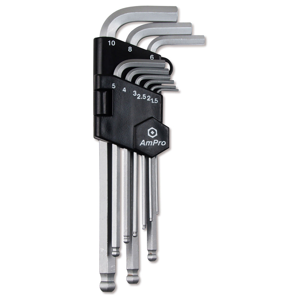 JUEGO DE LLAVES TORX LARGA T10 - T50 9PZS