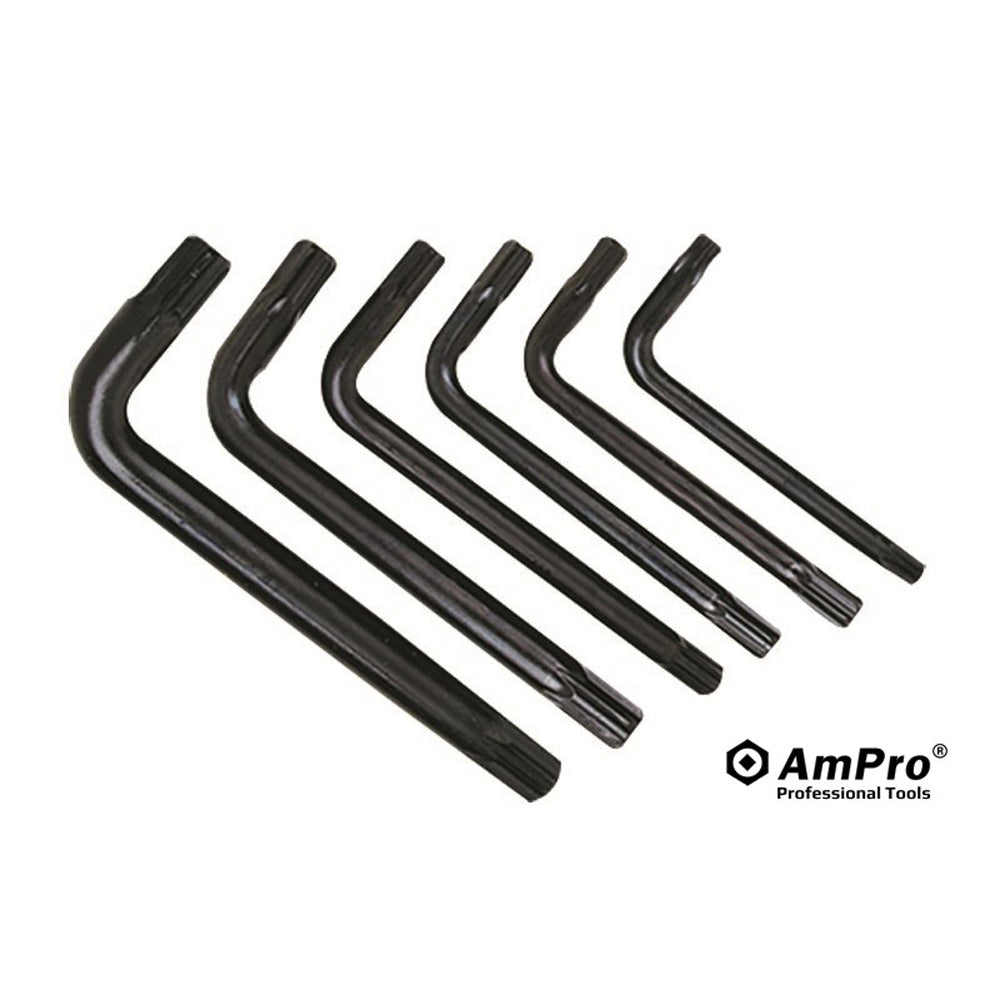 JUEGO DE LLAVES TORX GRANDE T40 A T60 6 PZ