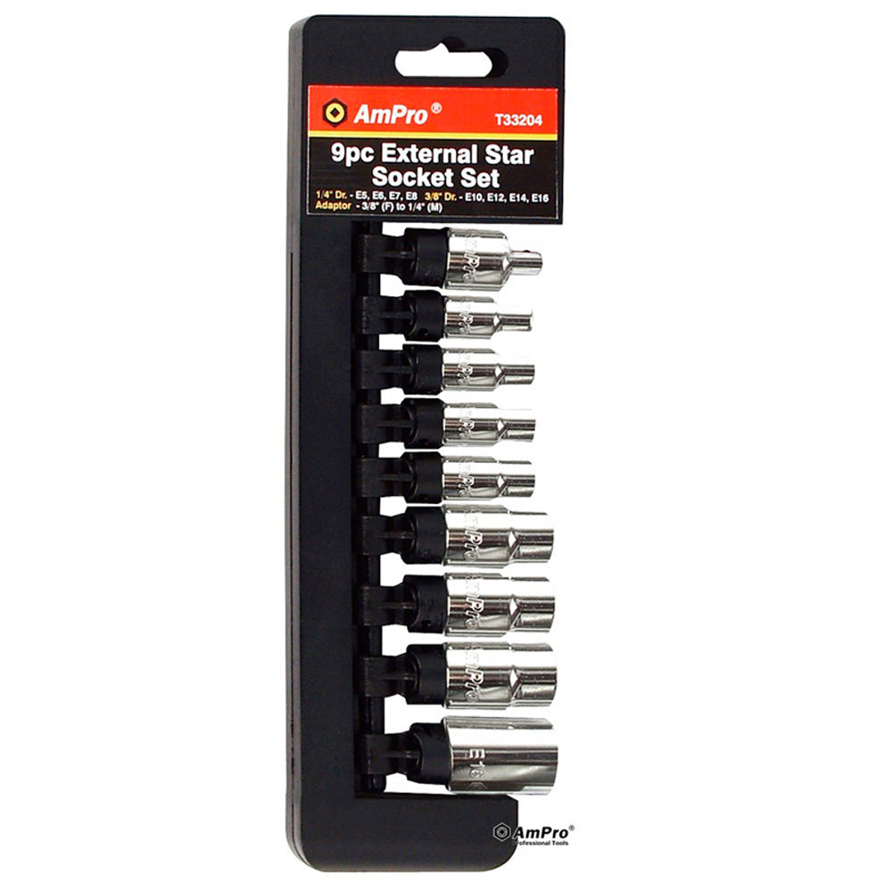 JUEGO DE DADOS TORX HEMBRA 7 PZS