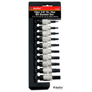 JUEGO DE DADOS TORX 9 PZS 1/4" (T10-T30) 3/8" (T40-T50)