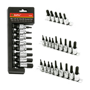JUEGO DE DADOS TORX 5 PZS 3/8" T40-T55