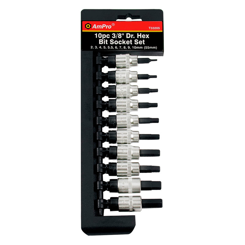 JUEGO DE DADOS TORX 10 PZS 1/4" (T10-T25) 3/8" (T27-T55)