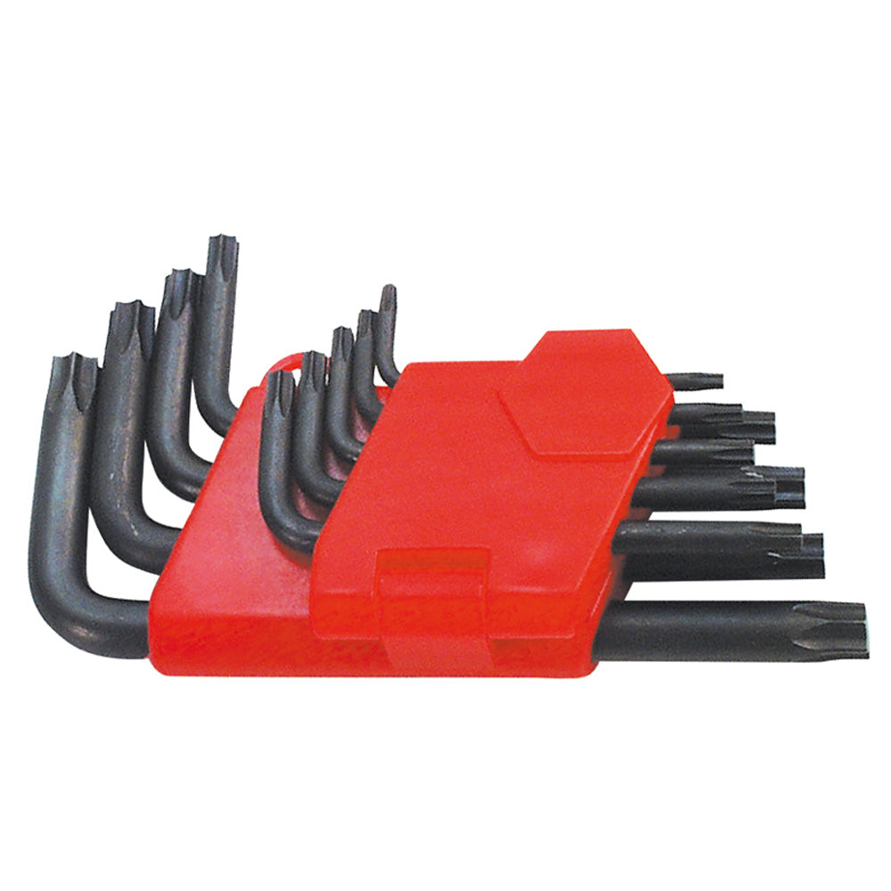 JUEGO DE LLAVES TORX EN "L" 9 PZS T10-T50