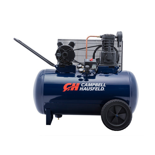 COMPRESOR DE AIRE 3.7HP TANQUE DE 30 GALONES HORIZONTAL 240V-1PH 135PSI 10.2CFM