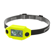 LÁMPARA PARA CASCO DUAL INTRIN. SEGURA (3 BAT. AAA NO INCL.) VERDE UL913 / ATEX - 200 LUMENS