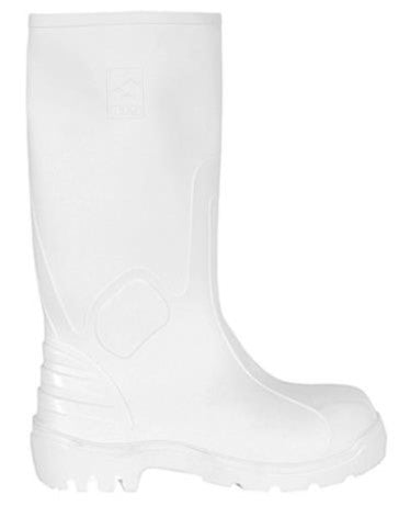 BOTA DE PVC BLANCA CON PUNTERA