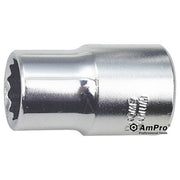 DADO REGULAR 12 PUNTAS METRICO DR. 3/8"
